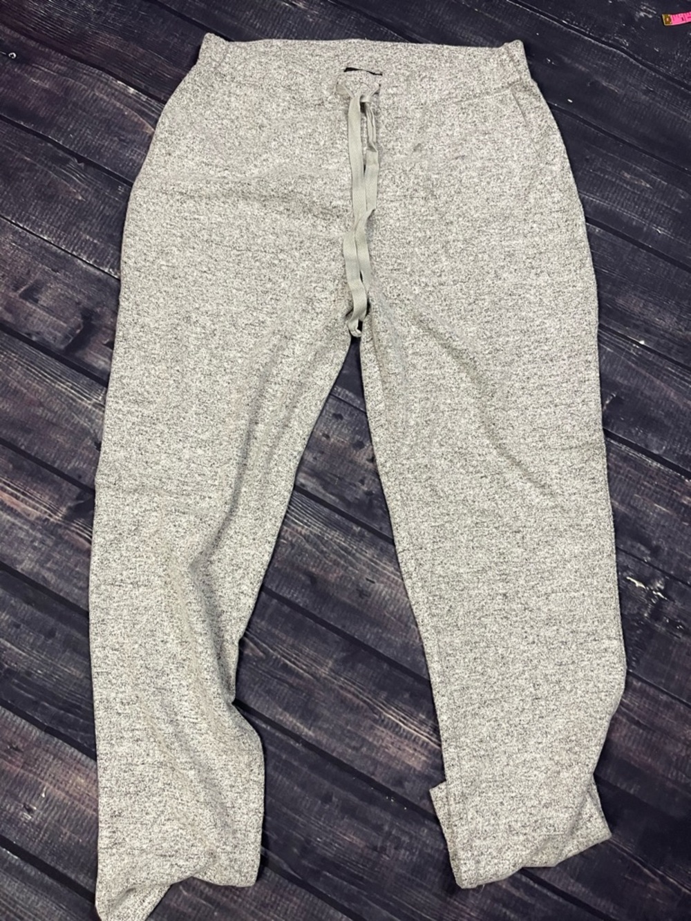 Max & Mia Heather Gray Drawstring Jogger Pants - Comfortable Everyday Bottoms